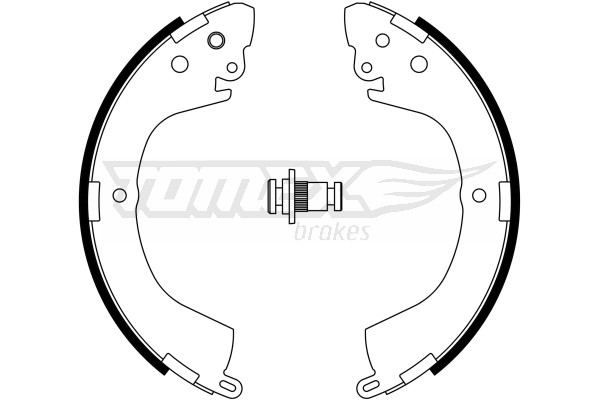 TOMEX Brakes Bremsbackensatz